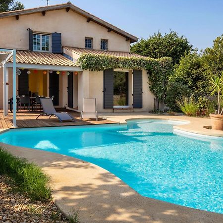Villa Lumineuse Avec Piscine Chambres Ou Villa Saint-Georges-dʼOrques エクステリア 写真